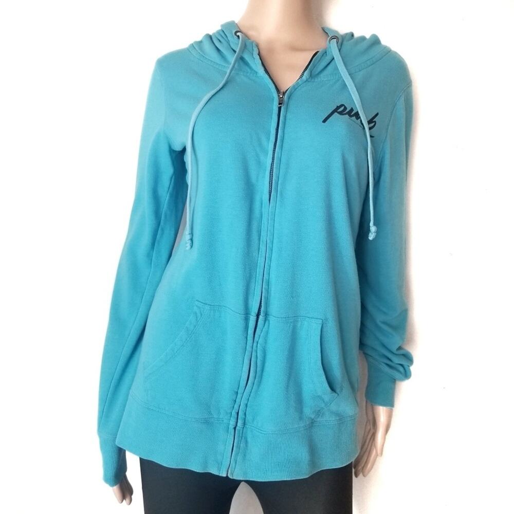 PINK Victoria's Secret | Terry Cloth Zip Up Hoodie Y2K